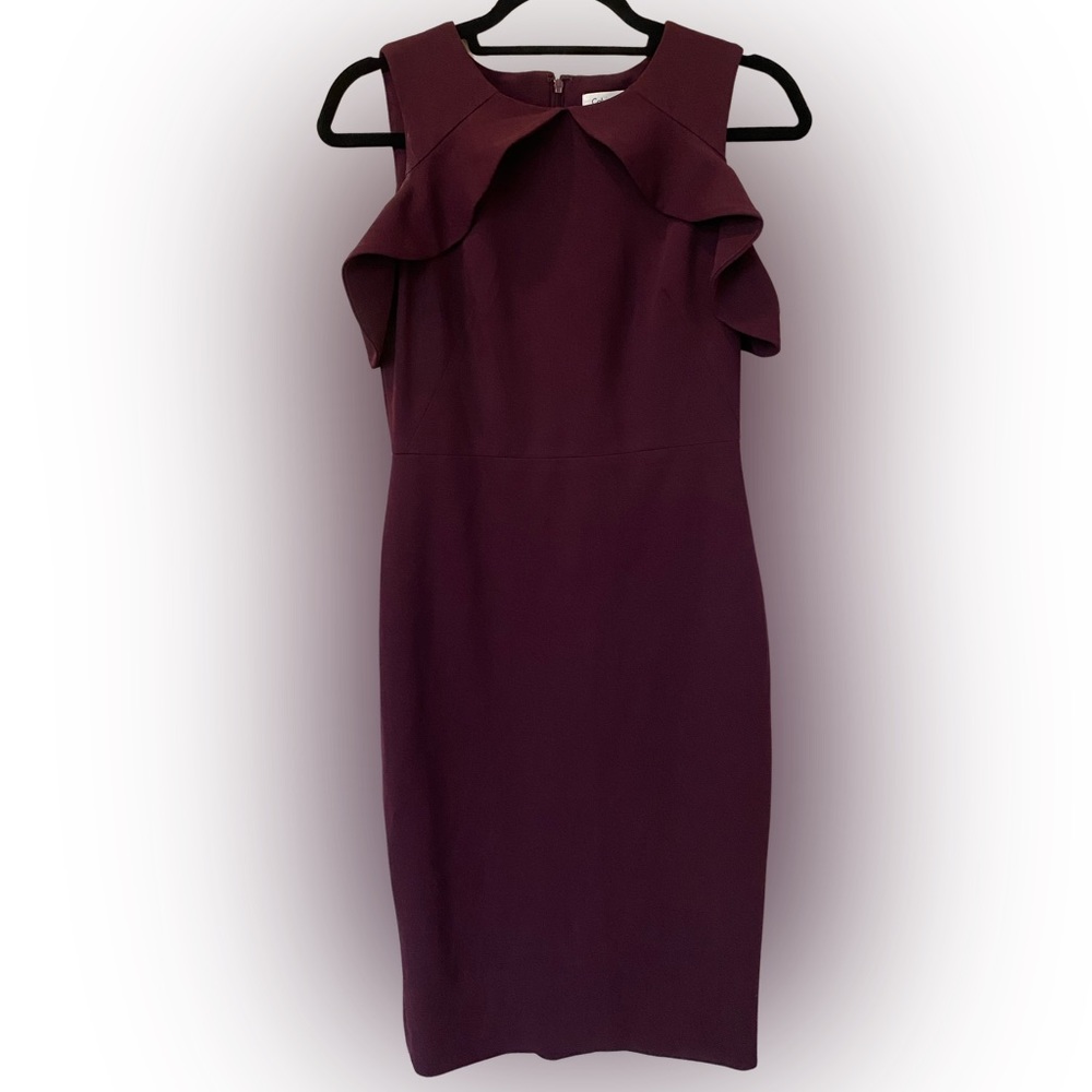Calvin Klein Purple/Maroon Dress Size 2